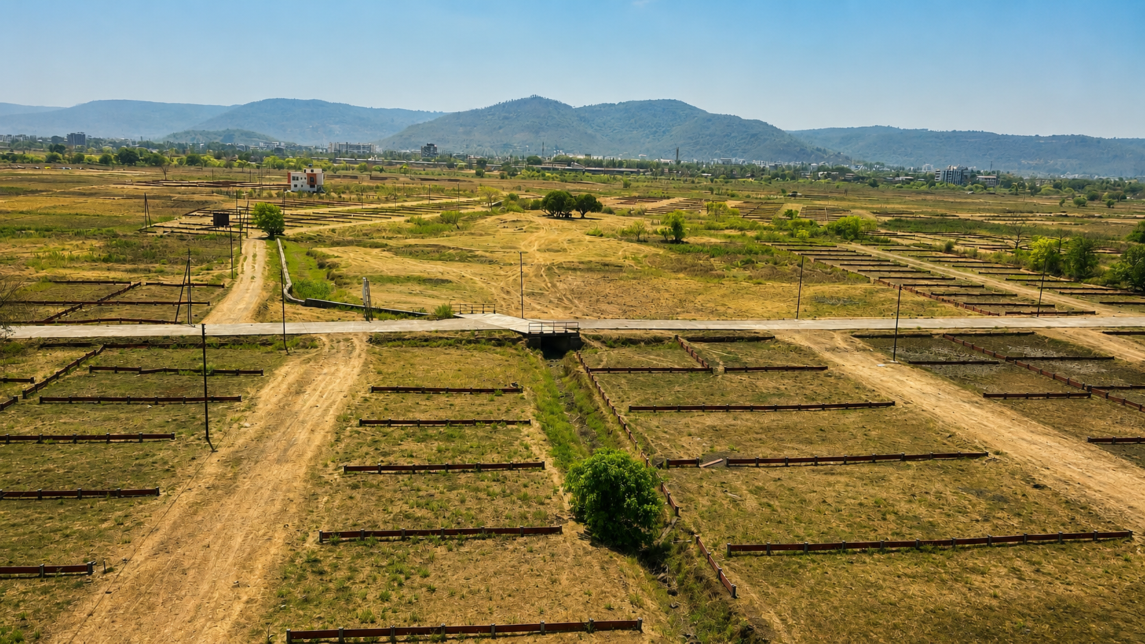 High-Angle Plot Layout Vista